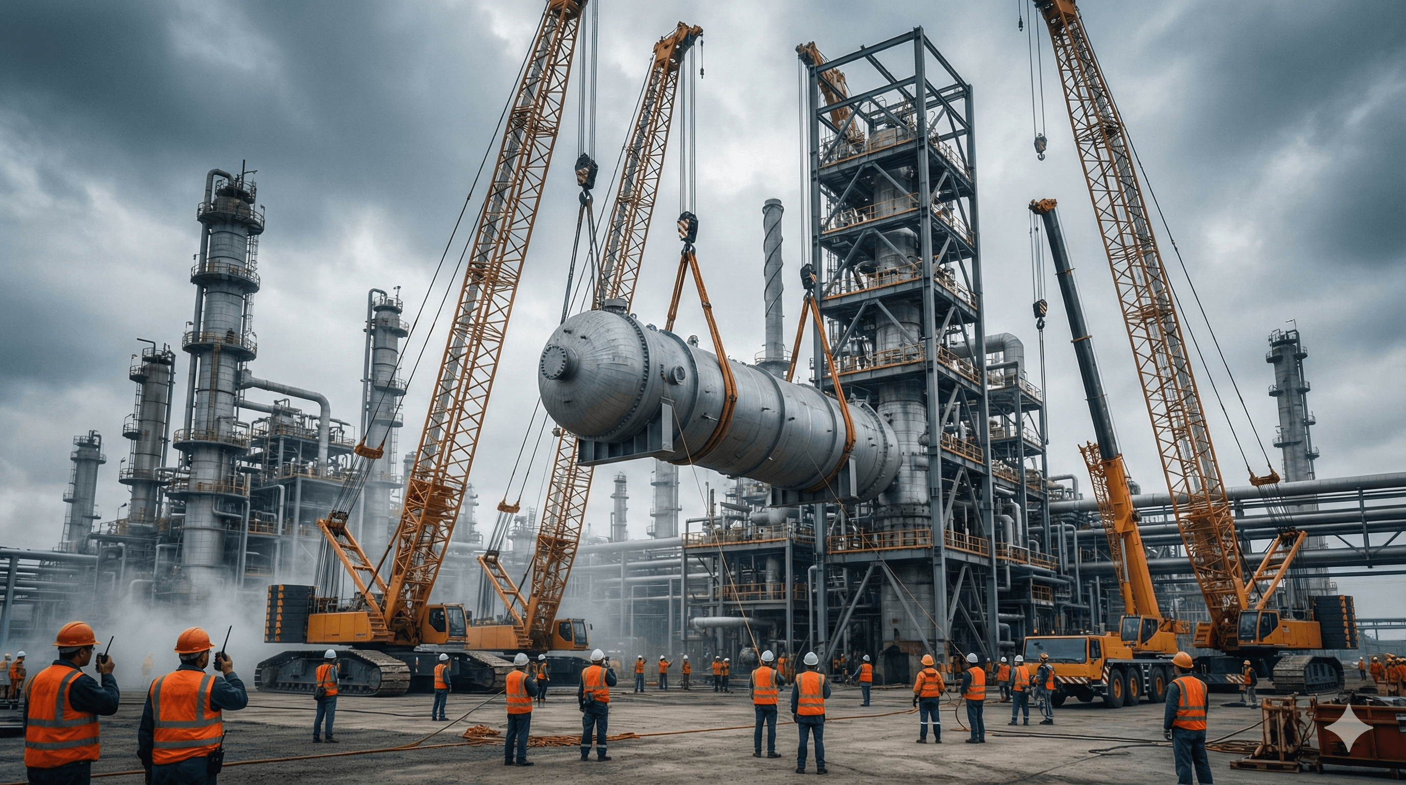 Erection of Equipment